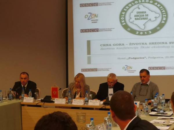 Detalj sa otvaranja Konferencije ,,Crna Gora-životna sredina svih nas"